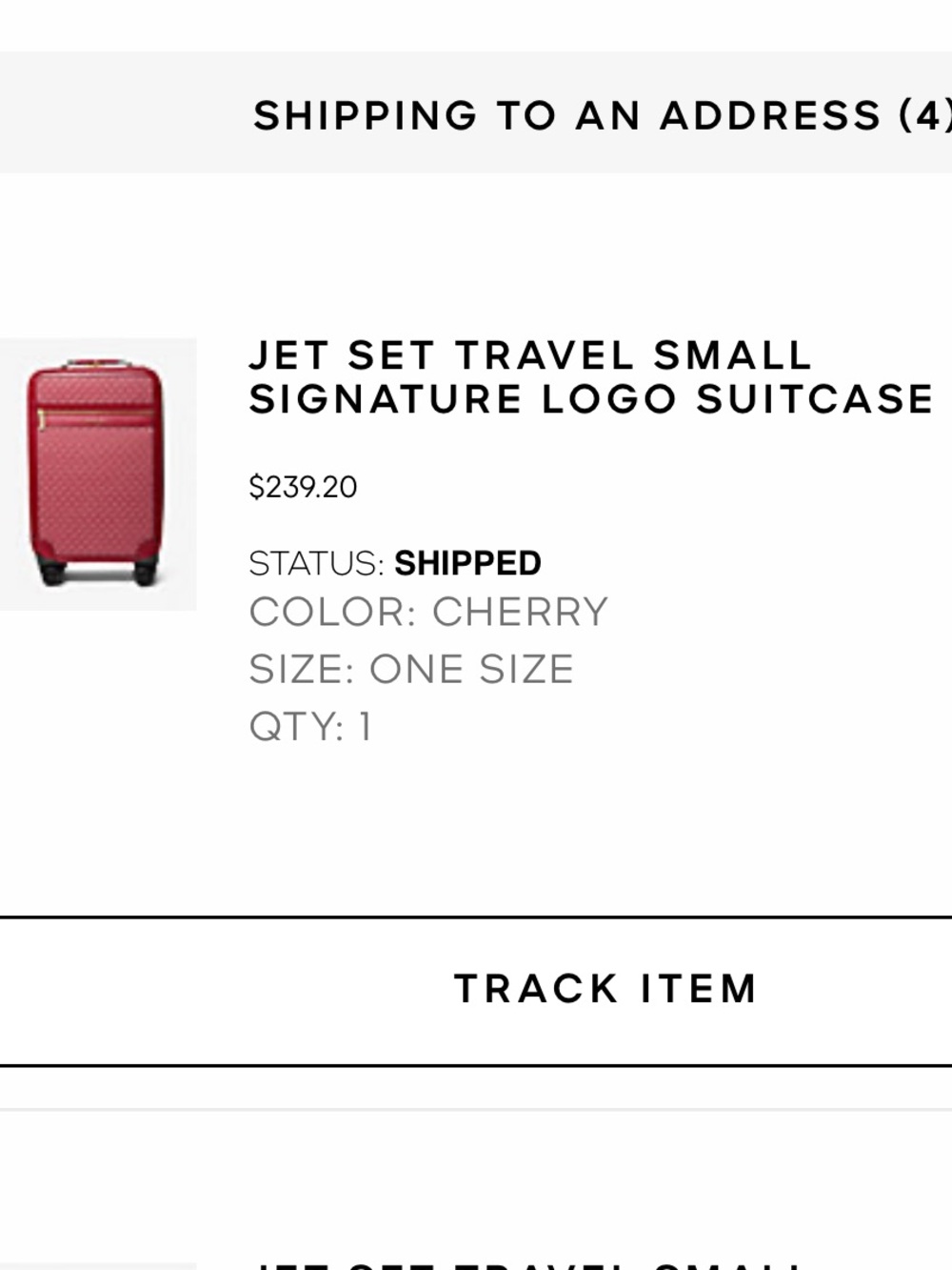 Michael Kors Carry On Suitcase - Picture 11 of 13
